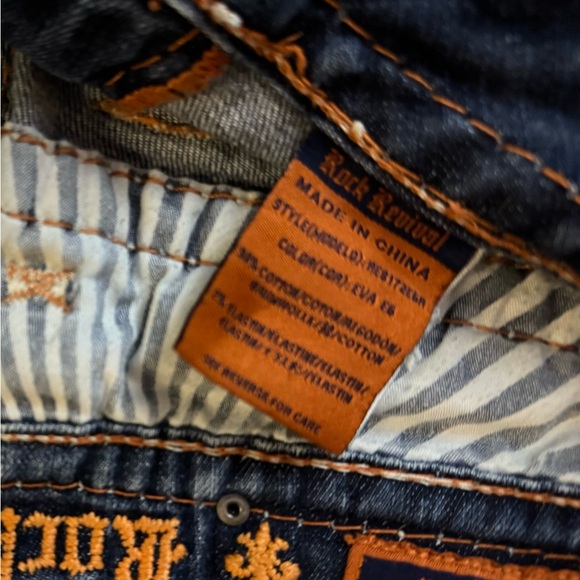 Women’s Rock Revival Eva Relaxed Boot Stretch Jeans 30 32 x 30 - Picture 5 of 7